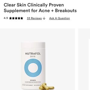 Nutrafol Skin Clear Acne Treatment New